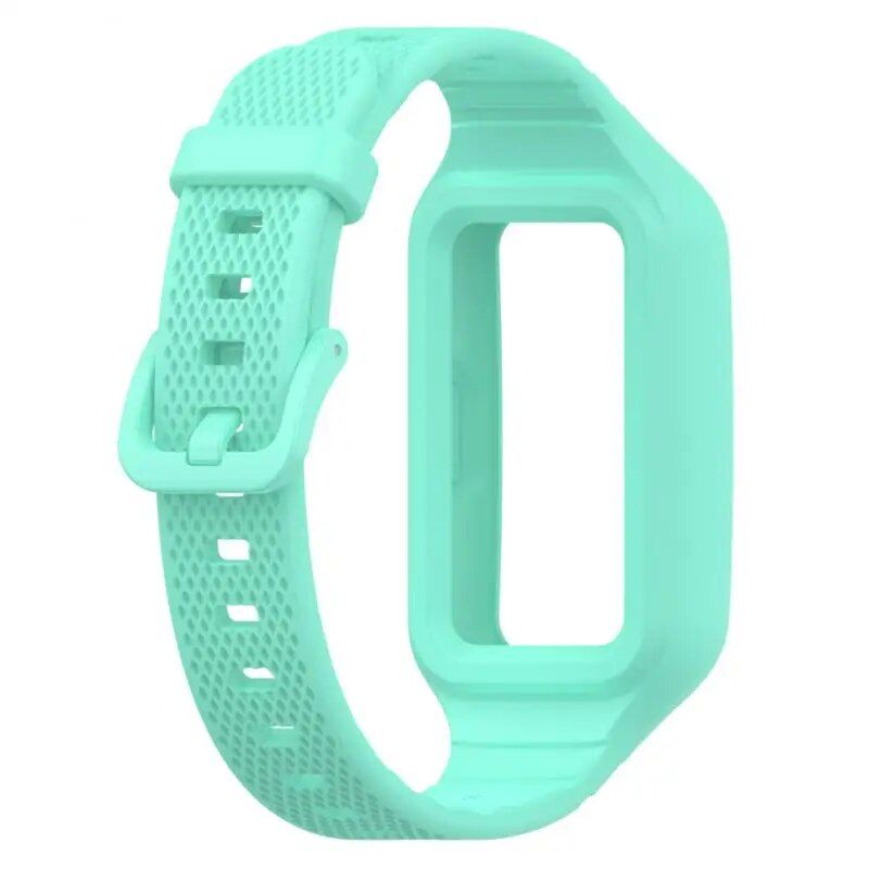 Waterproof Silicone Watch Strap for Smart Fitness Bands – Vibrant & Durable