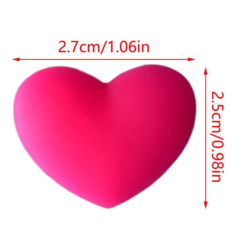 Heart-Shaped Silicone Tennis Racket Vibration Dampener - Shock Absorber for Enhanced Play