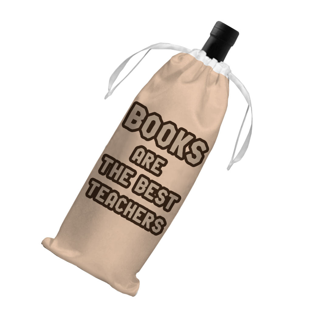 Book Themed Wine Tote Bag - Quotes Wine Tote Bag - Cool Print Wine Tote Bag