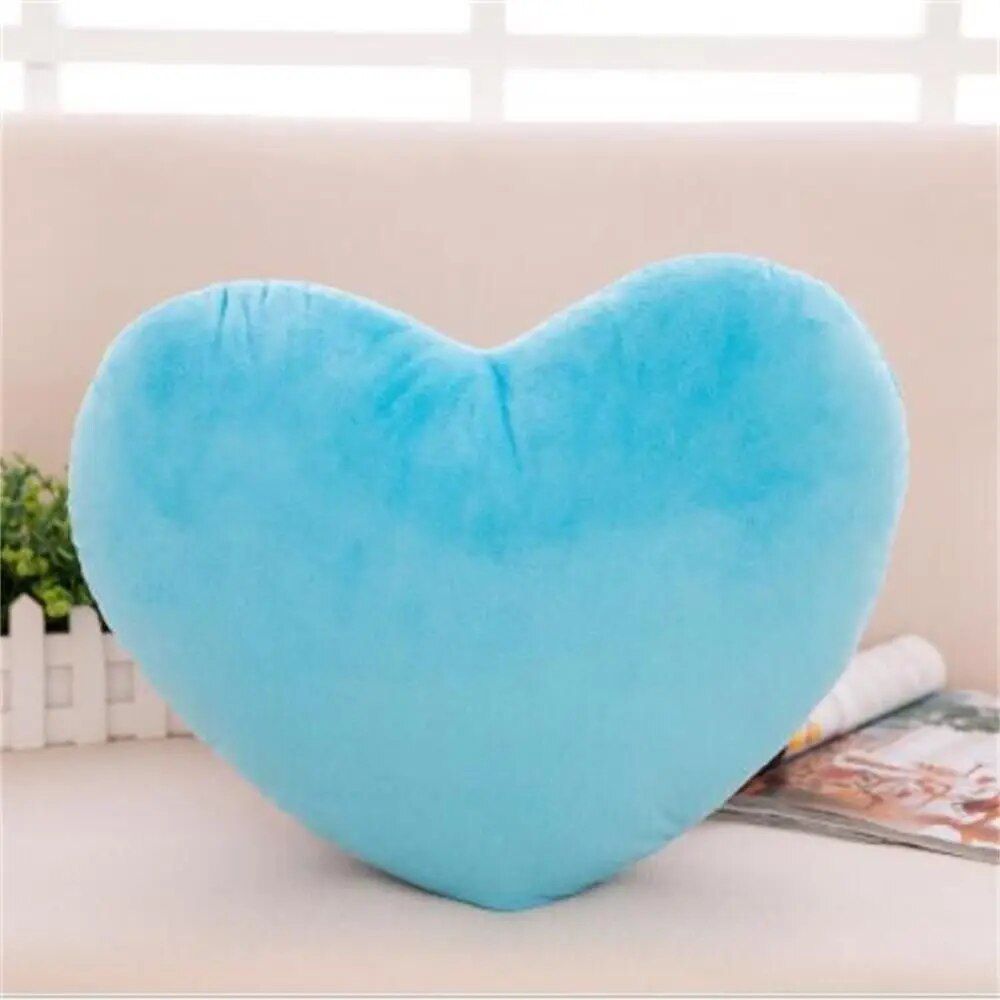 Charming Heart-Shaped Plush Pillow