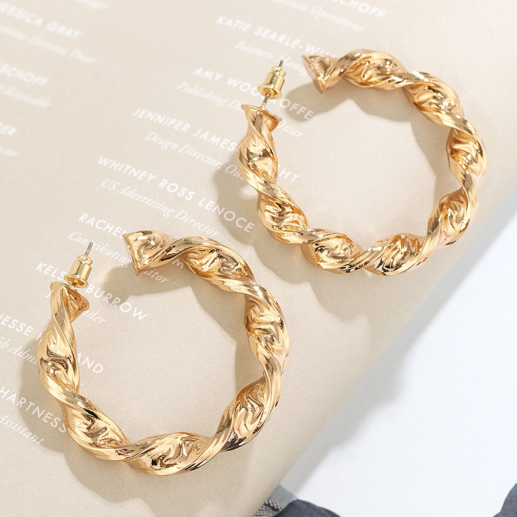 Hoop Wreath Earrings