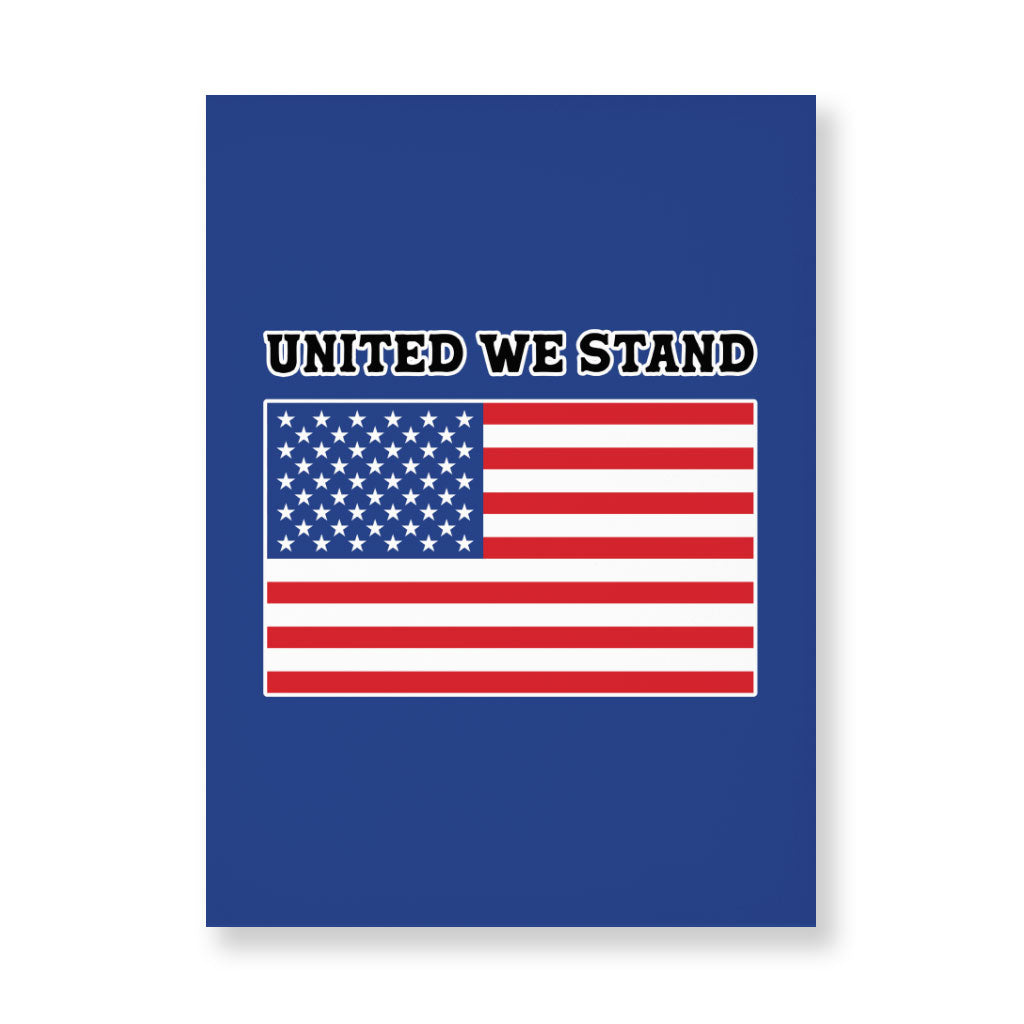 USA Flag Wall Picture - Patriotic Stretched Canvas - Trendy Wall Art