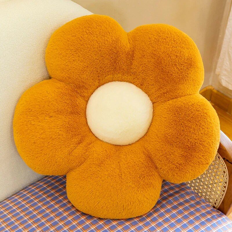 35cm Stuffed Daisy Flower Seat Cushion