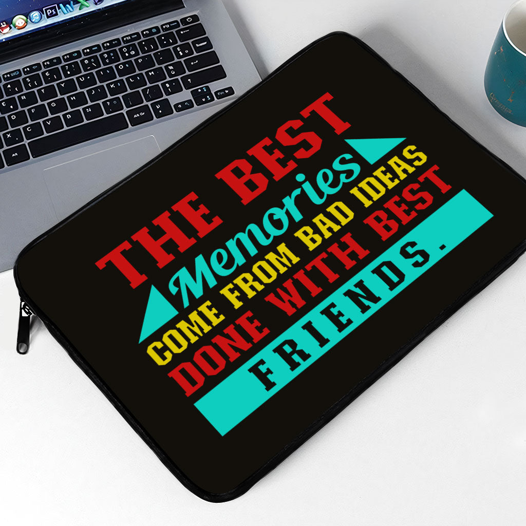 Best Friend Quotes MacBook Pro 14" Sleeve - Funny Design Laptop Sleeve - Graphic MacBook Sleeve