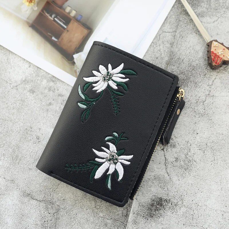 Floral Print Fashion Wallet