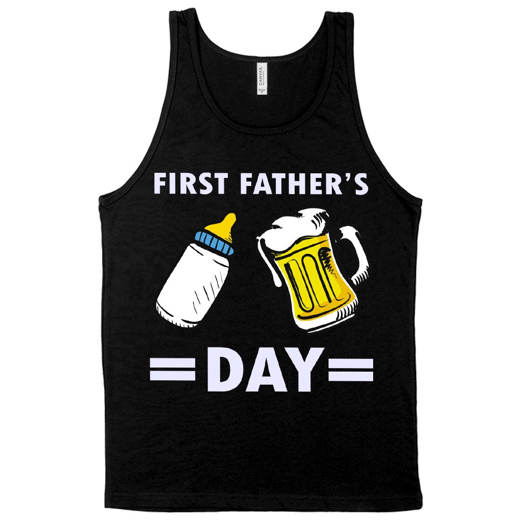 First Father's Day Tank - Funny Father's Day Tanks