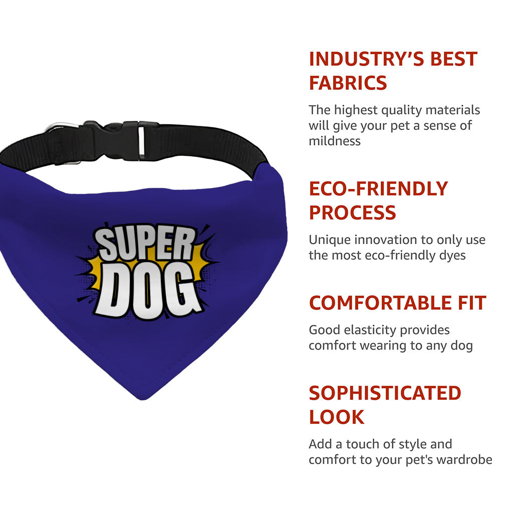 Super Pet Bandana Collar - Colorful Scarf Collar - Graphic Dog Bandana