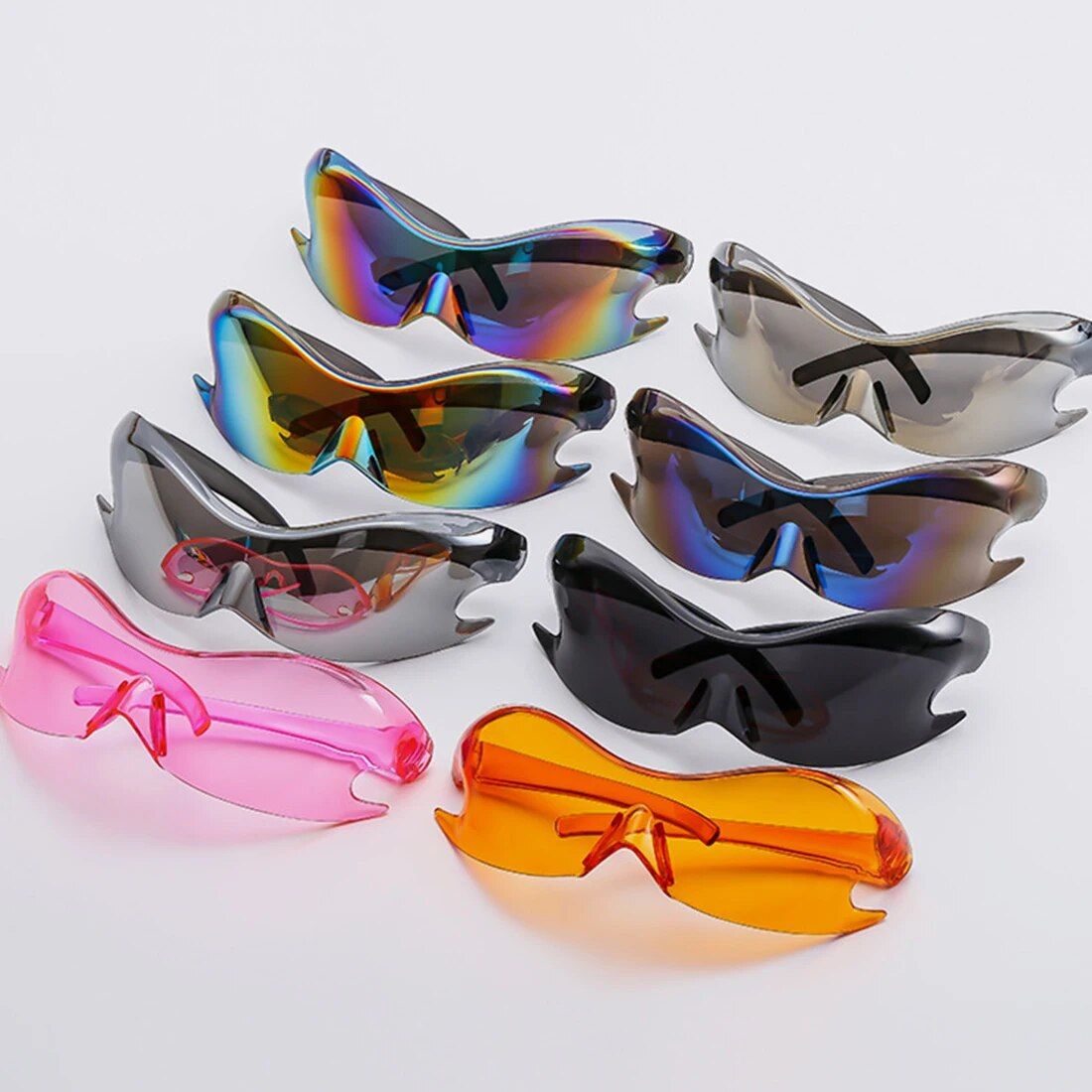 Unisex Luxury Sport Mirror Sunglasses