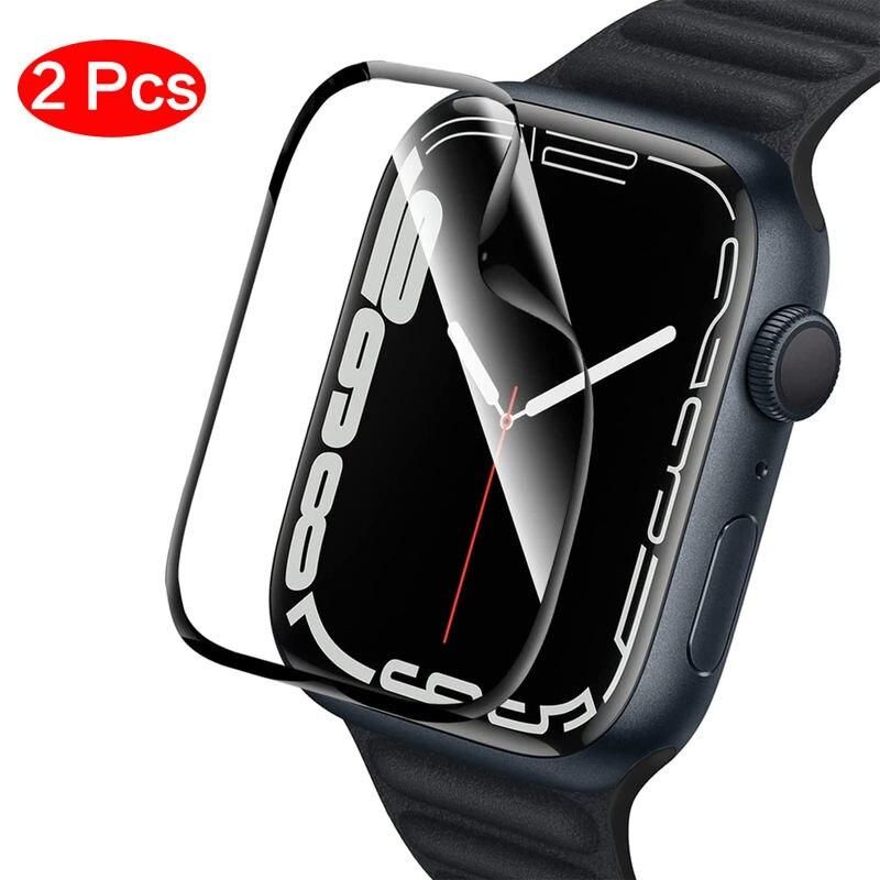 9D HD Soft Film Screen Protector for Apple Watch Series (38mm to 45mm) - Not Tempered Glass