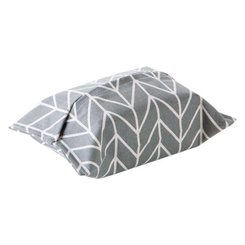 Versatile Cotton Linen Tissue Box Cover - Portable & Stylish Paper Dispenser for Home and Car