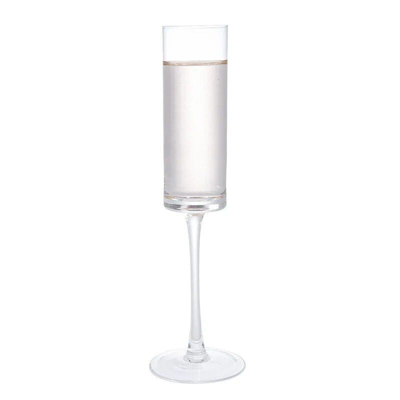 Elegant Crystal Champagne Glasses: Creative Design for Sparkling Wines