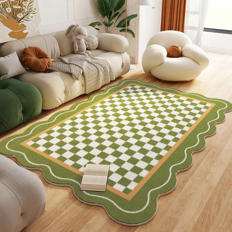 Floral Carpet for Living Room Plush Rug