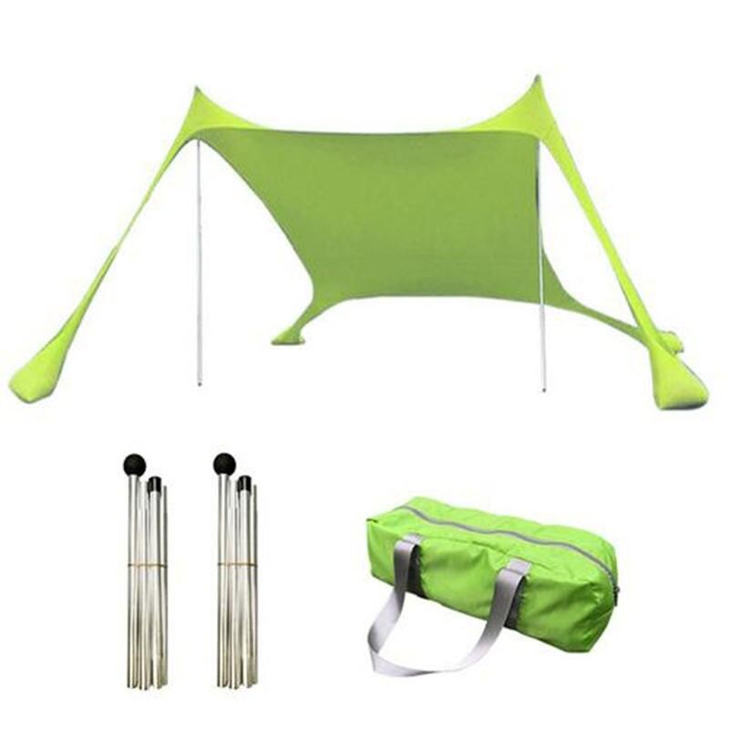 Portable Family Beach Sunshade Tent with UV Protection and Easy Setup