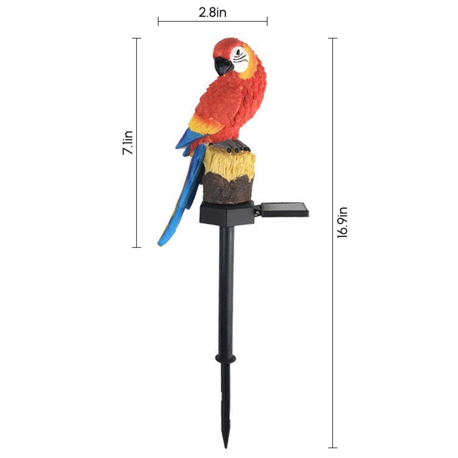 Solar Parrot Garden light LED Outdoor Decor Light Pathway Decoration