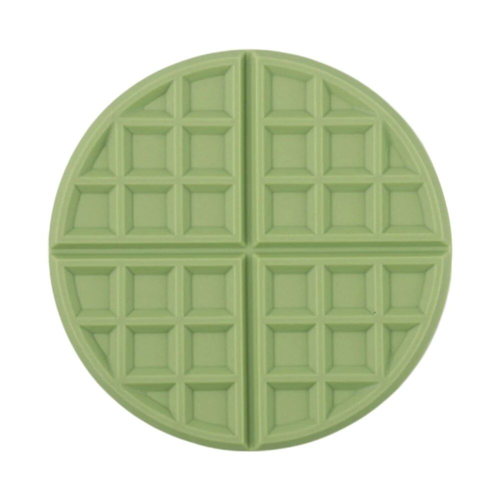 Heat-Resistant Silicone Waffle Trivet - Multipurpose Table Mat and Pot Holder