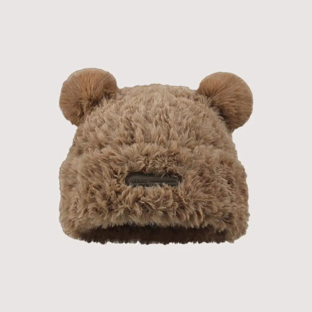 Chic Autumn-Winter Bear Ear Beanie