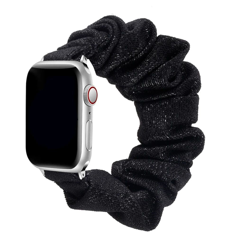 Elastic Scrunchie Apple Watch Band - Nylon Solo Loop Bracelet for All Series