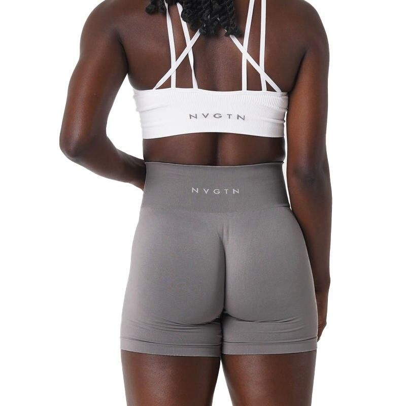 Seamless High-Waist Yoga Shorts