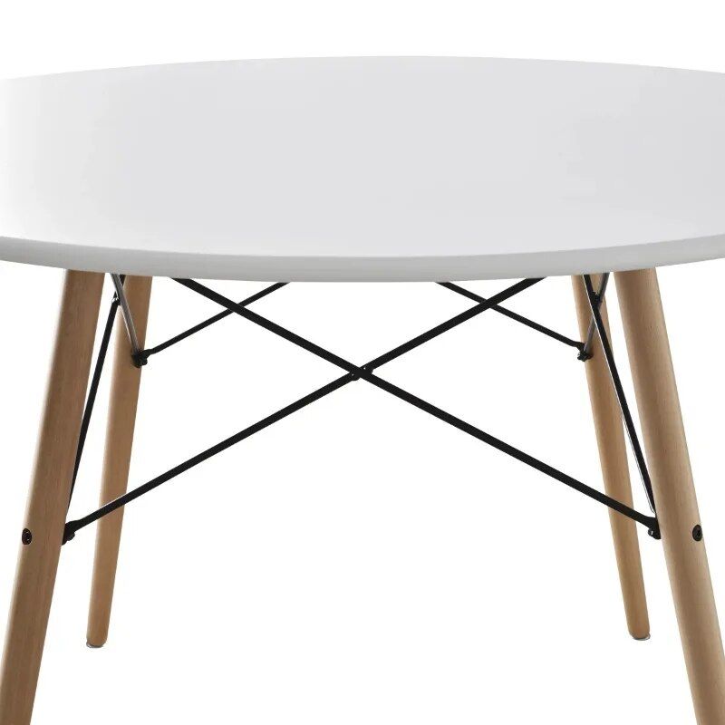 42" Modern Round Dining Table & Chair Set