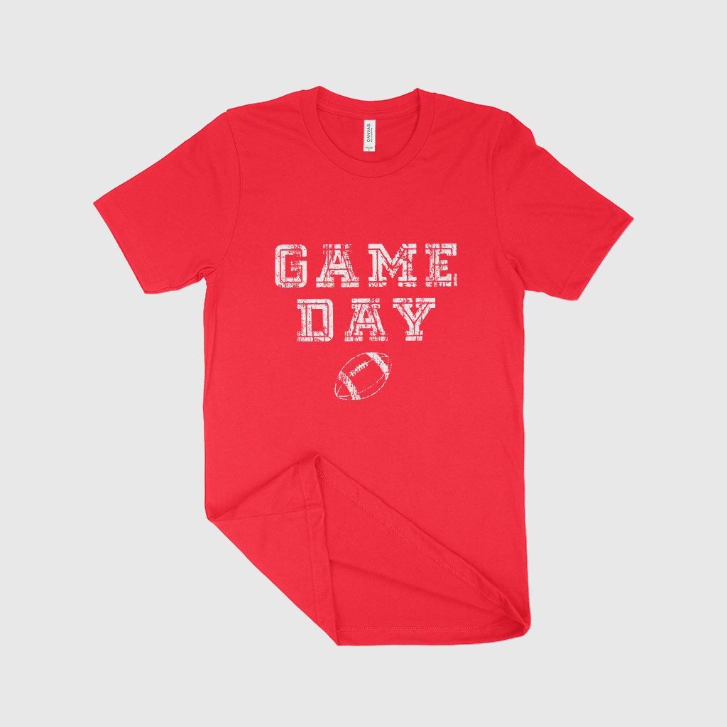 Football Game Day Unisex Jersey T-Shirt Made in USA