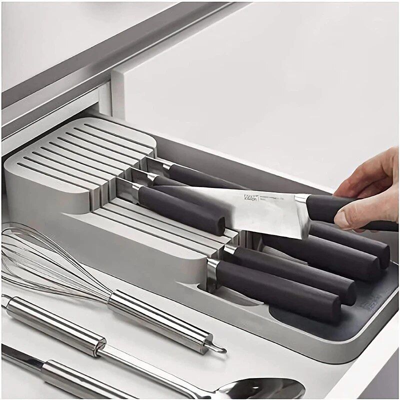 Compact Multi-Functional Kitchen Organizer: Utensil, Spice, and Cutlery Holder