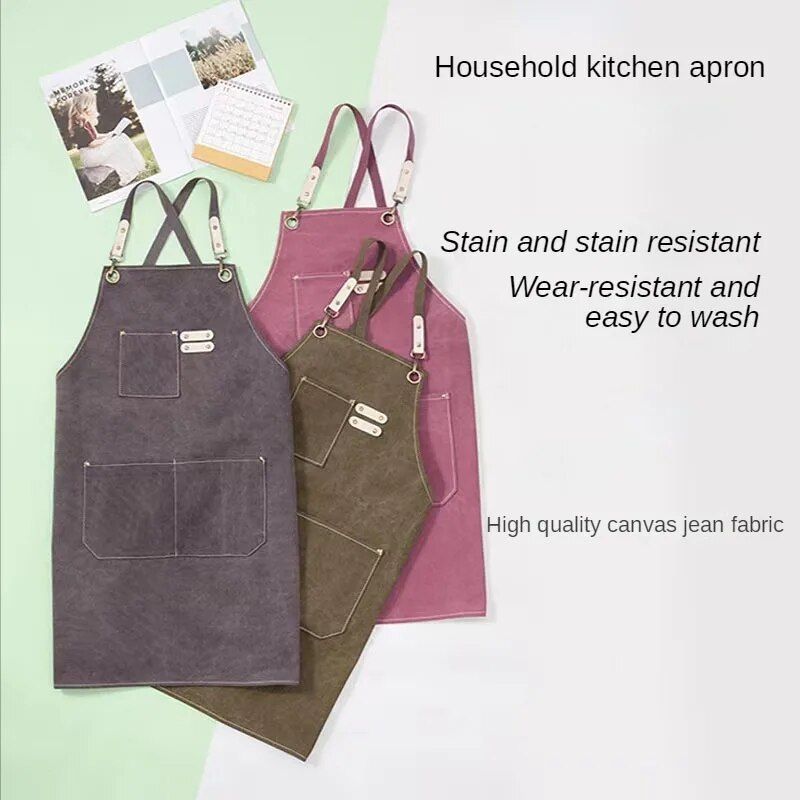 Versatile Canvas Kitchen & Work Apron