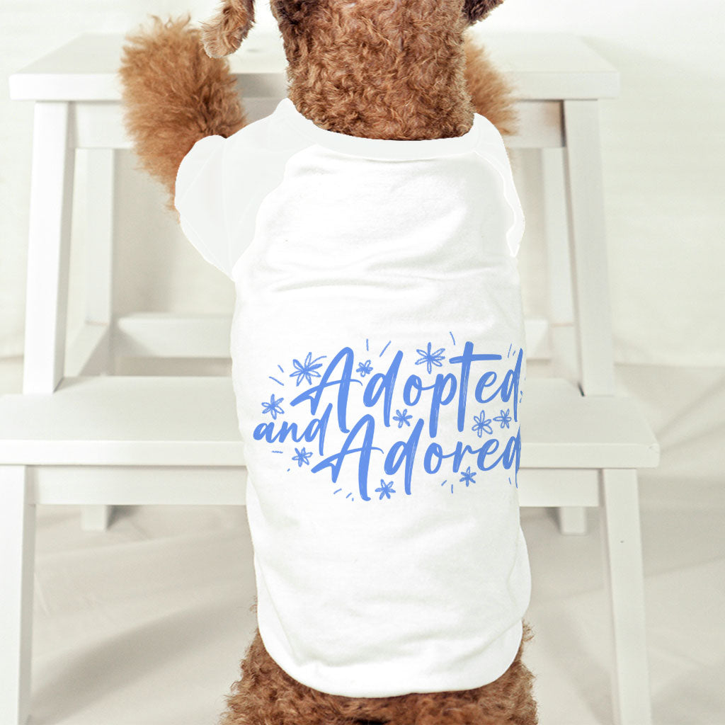 Adopted Dog T-Shirt - Cute Dog Shirt - Trendy Dog Clothing