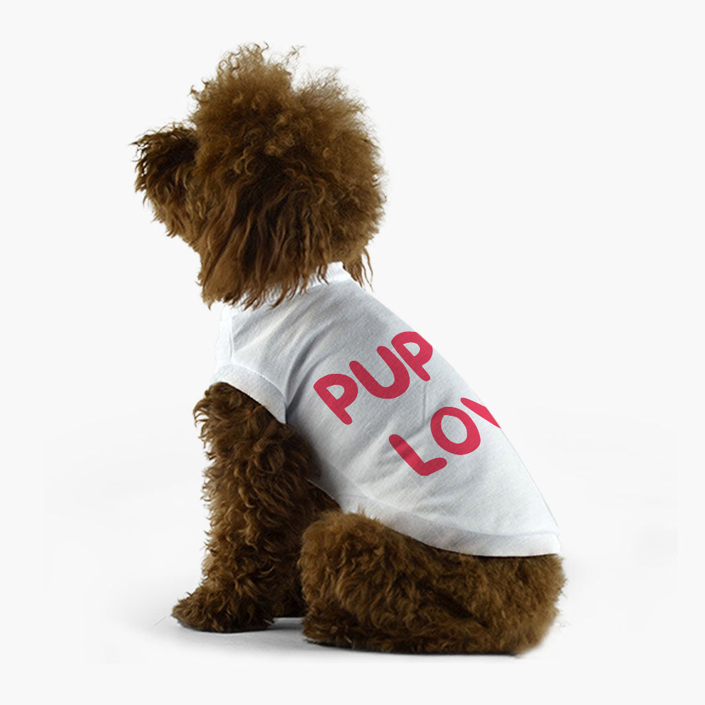 Puppy Love Dog T-Shirt - Kawaii Dog Shirt - Best Print Dog Clothing