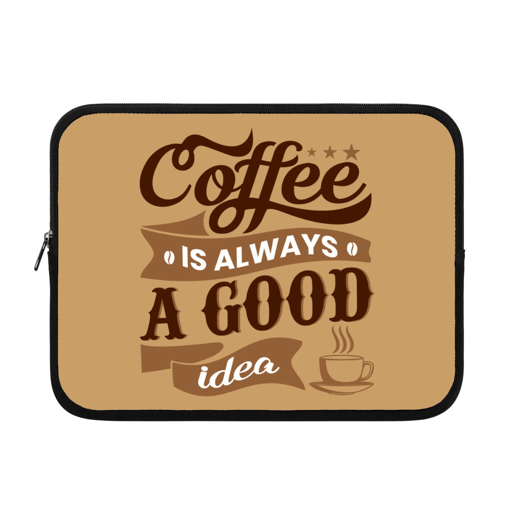 Coffee iPad Sleeve - Creative Tablet Sleeve - Themed Carrying Case