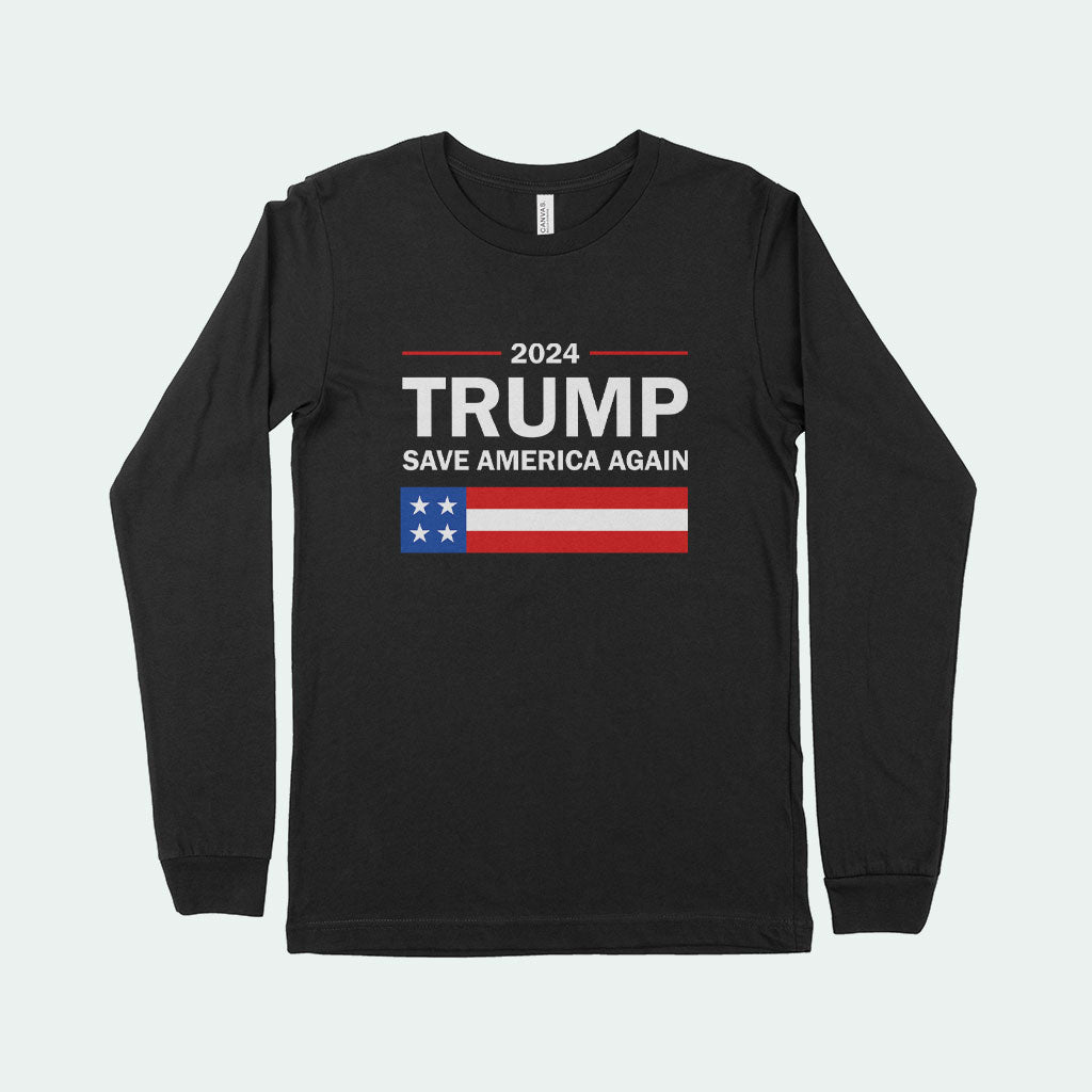 Long Sleeve Trump T-Shirt - Trump Long Sleeve T-Shirt