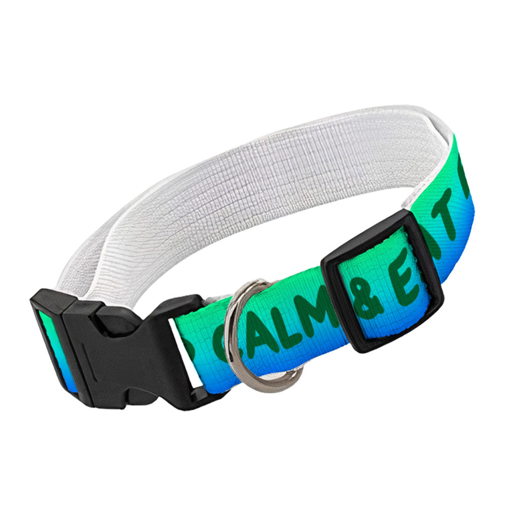 Keep Calm Pet Collar - Trendy Dog Collar - Printed Dog Collar