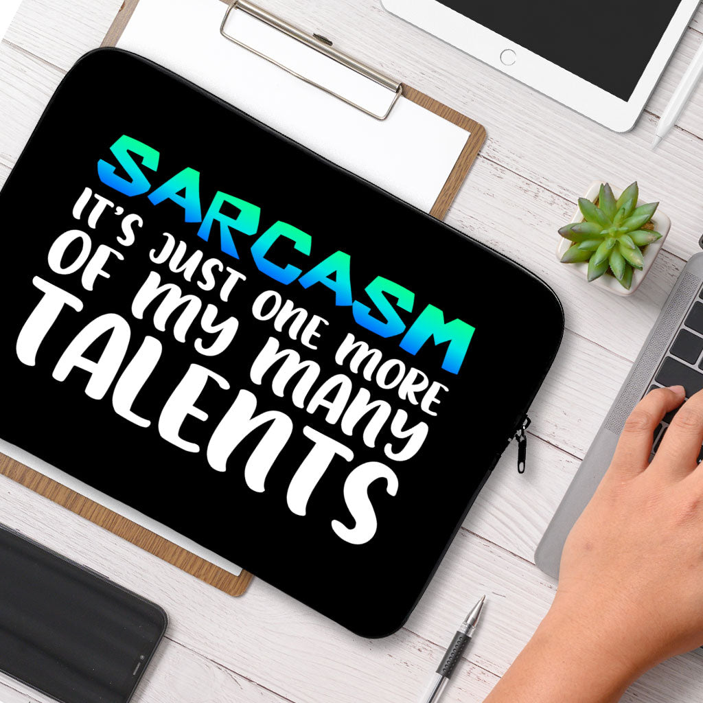 Sarcasm MacBook Air 14" Sleeve - Funny Laptop Sleeve - Printed MacBook Sleeve