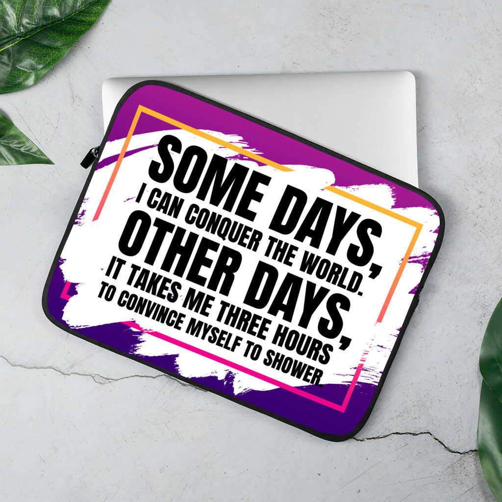 Funny Quote MacBook Pro 14" Two-Sided Sleeve - Best Design Laptop Sleeve - Graphic MacBook Sleeve