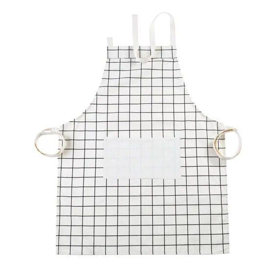 Adjustable Cotton Linen Chef Apron