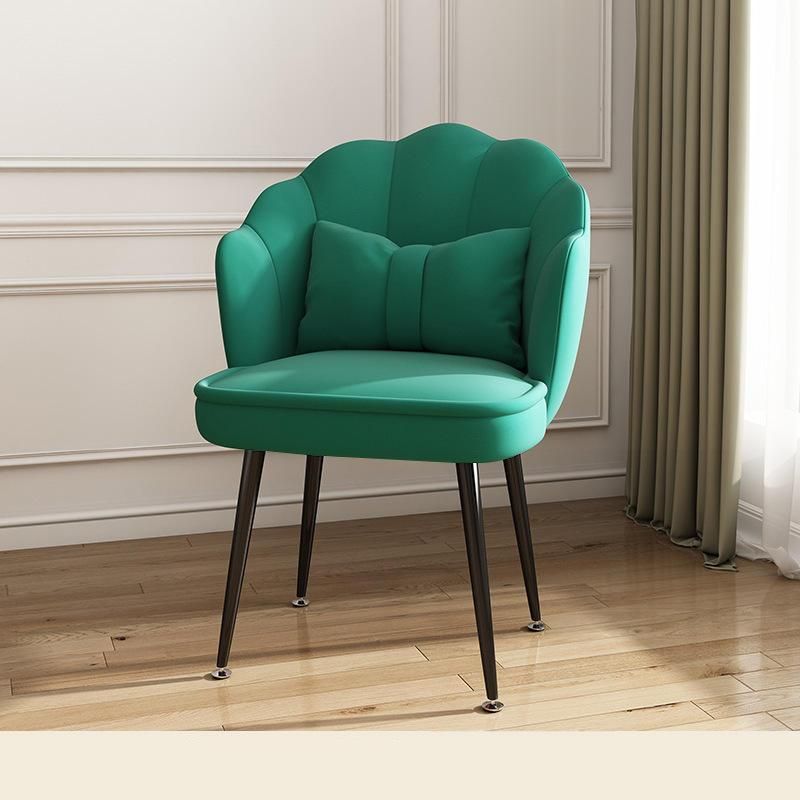 Modern Nordic Light Luxury Makeup Stool - Elegant Bedroom and Living Room Chair