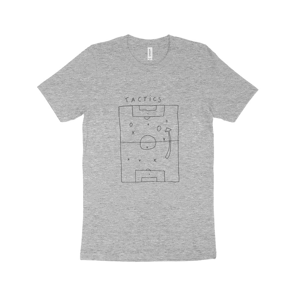 Soccer Tactics Unisex Jersey T-Shirt Made in USA