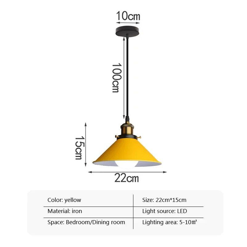 Contemporary Macaron LED Pendant Lamps