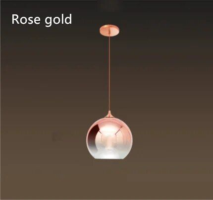 Elegant Modern Glass Pendant Light - Dining Room & Bedroom Decor