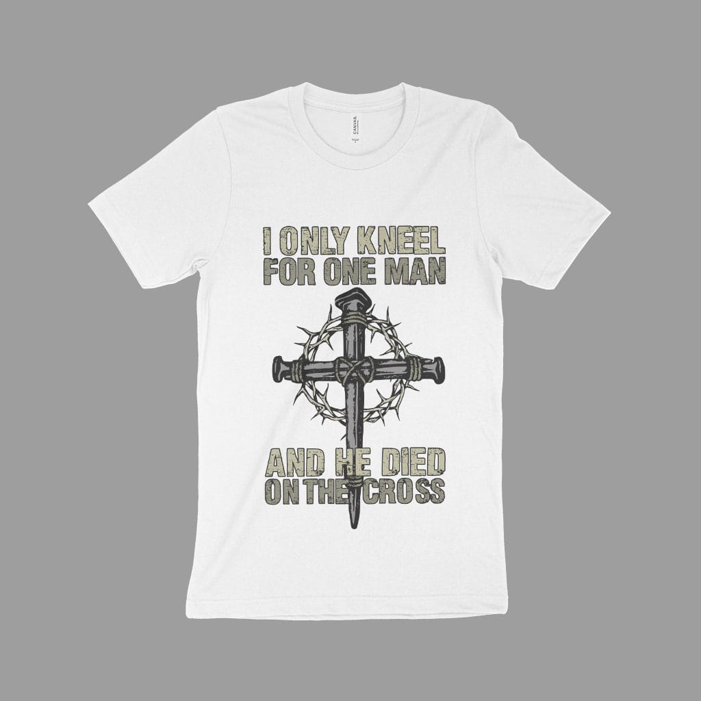 Only Kneel For One Unisex Jersey T-Shirt Made in USA