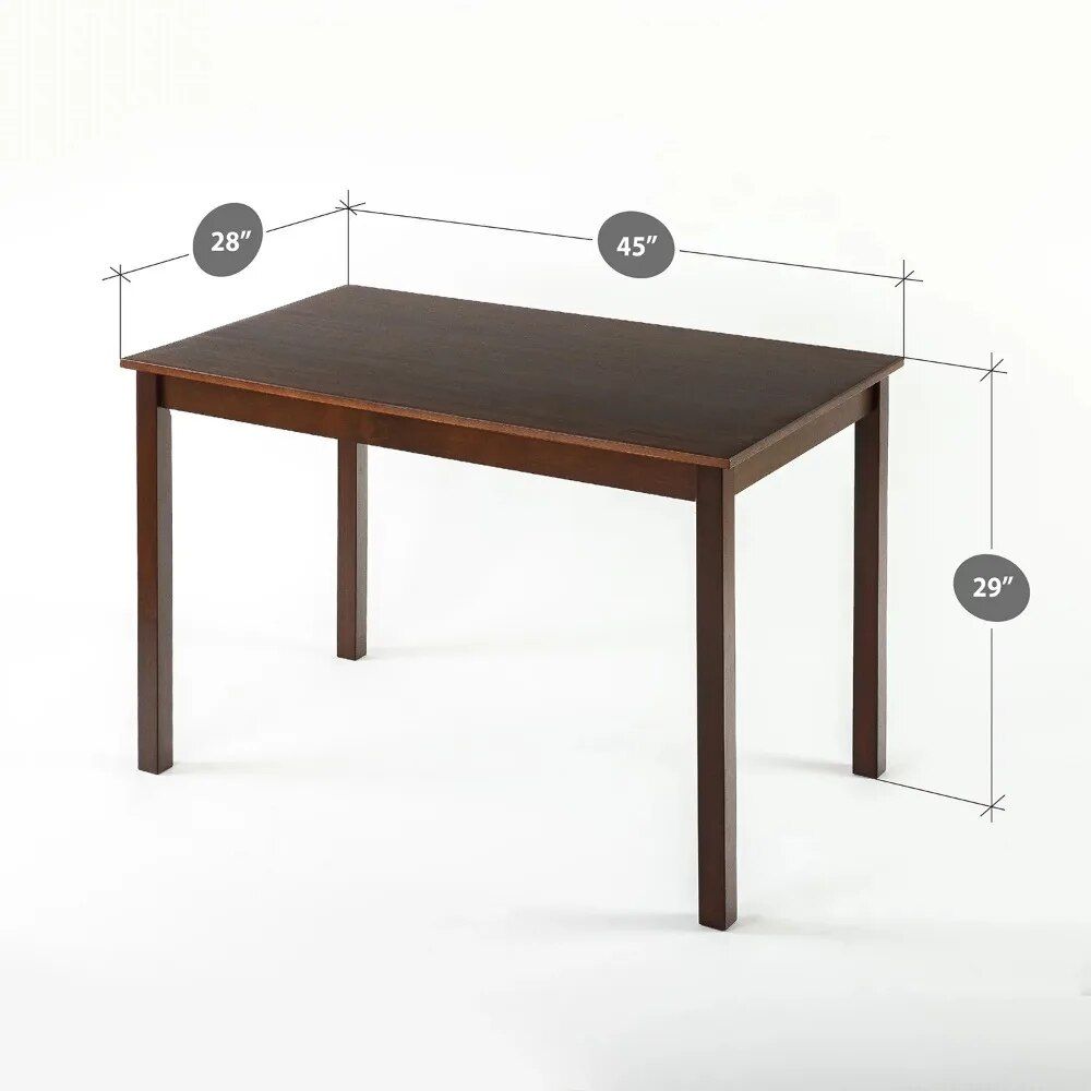 Juliet 45" Espresso Wood Dining Table