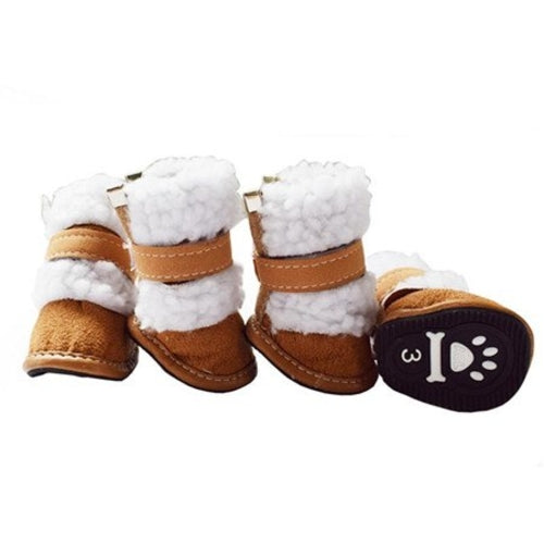 4pcs Set Winter pet dog Snow Boots puppy snowy - Zomdo Marketplace | Zomdo.com