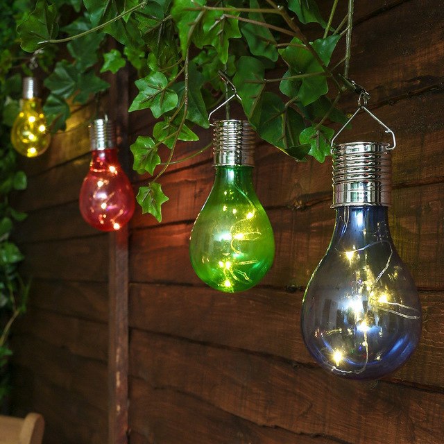 5 LED Bulb Waterproof Solar Rotatable Outdoor Garden