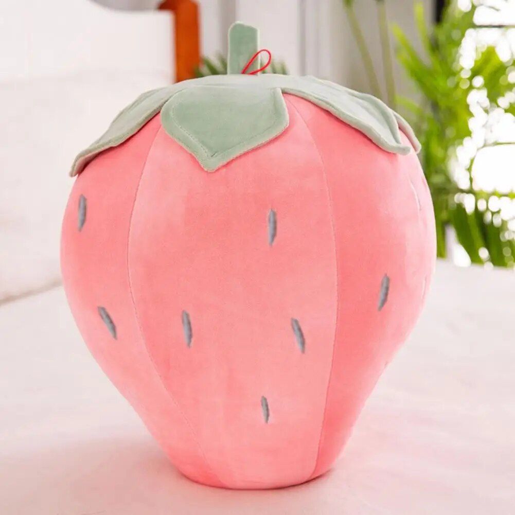 Adorable Strawberry Plush Pillow