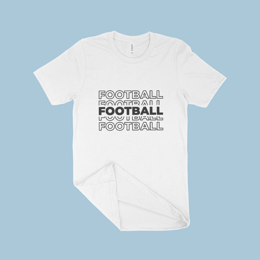 Football Unisex Jersey T-Shirt Made in USA