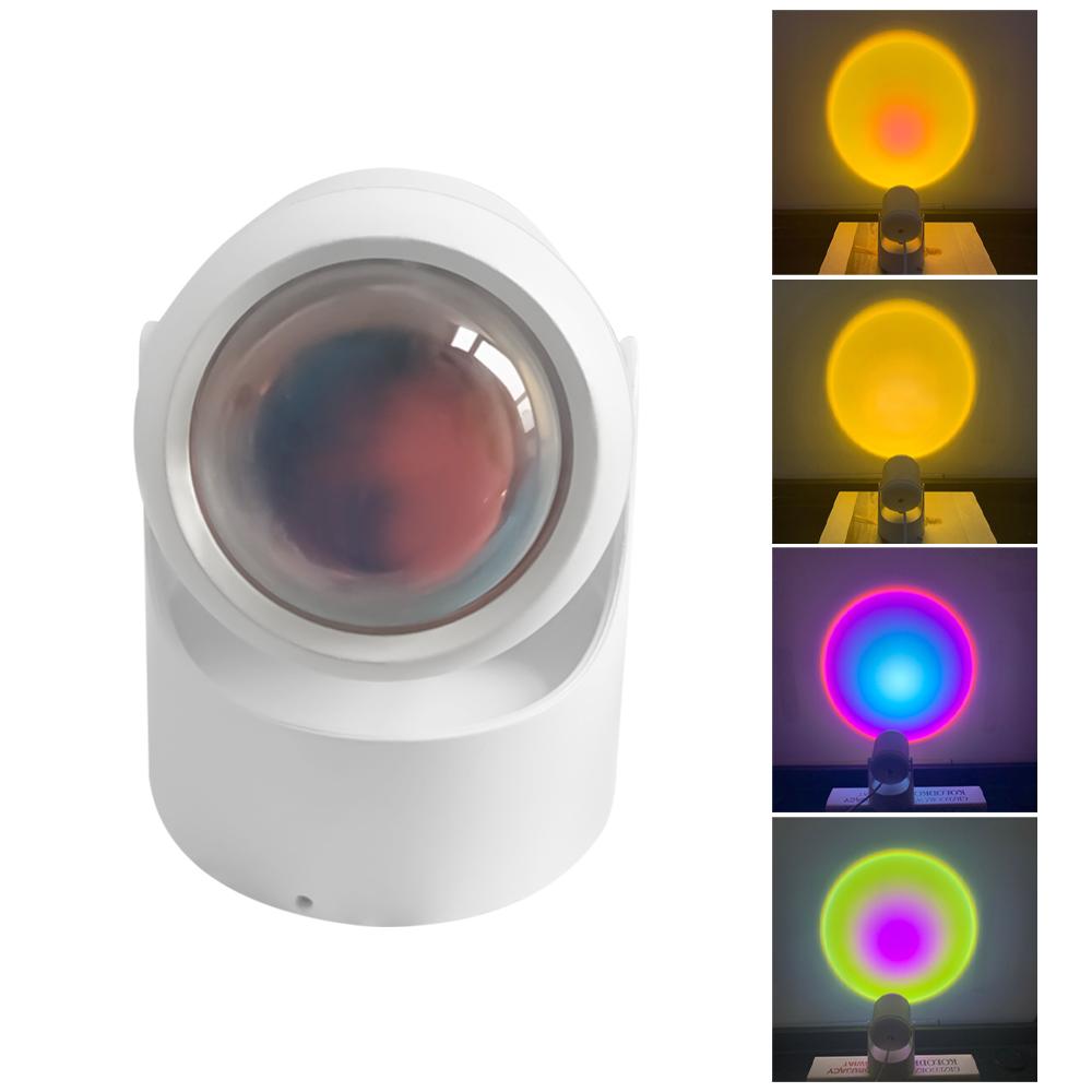 USB Charge Romantic Night Light Sunset Lamp Projector LED Sunset Lamp