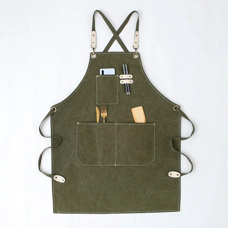 Versatile Canvas Kitchen & Work Apron