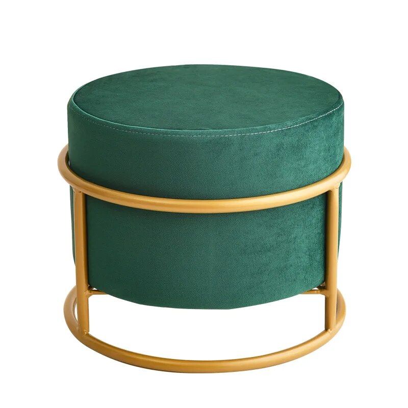 Adjustable Nordic Luxury Flannel Stool