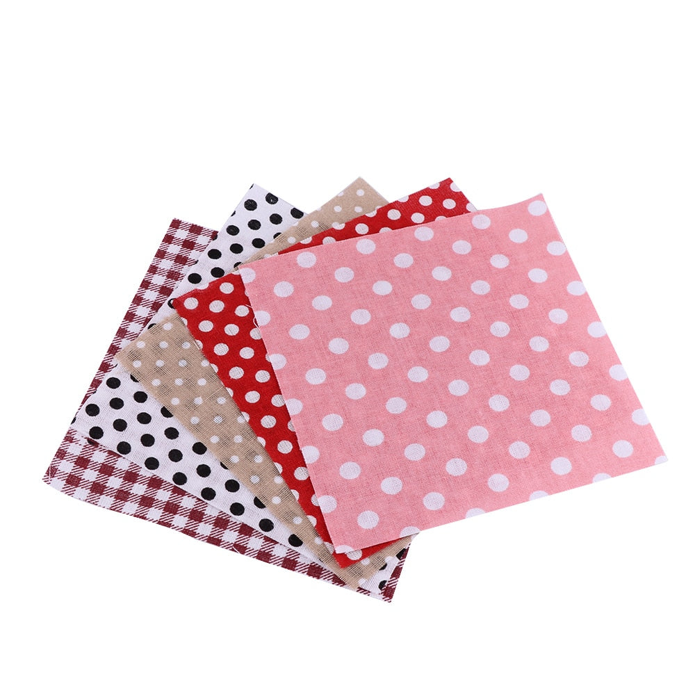 50PC 10x10cm Fabric Bundle Stash Cotton Patchwork