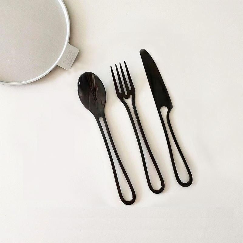 Elegant Stainless Steel Flatware Set