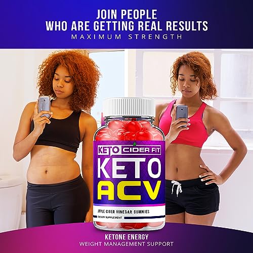 Keto Cider Fit ACV Gummies - Official - Keto CiderFit ACV Advanced Formula Shark Plus Tank Apple Cider Vinegar Dietary Supplement B12 Beet Root Juice Men Women (60 Gummies)